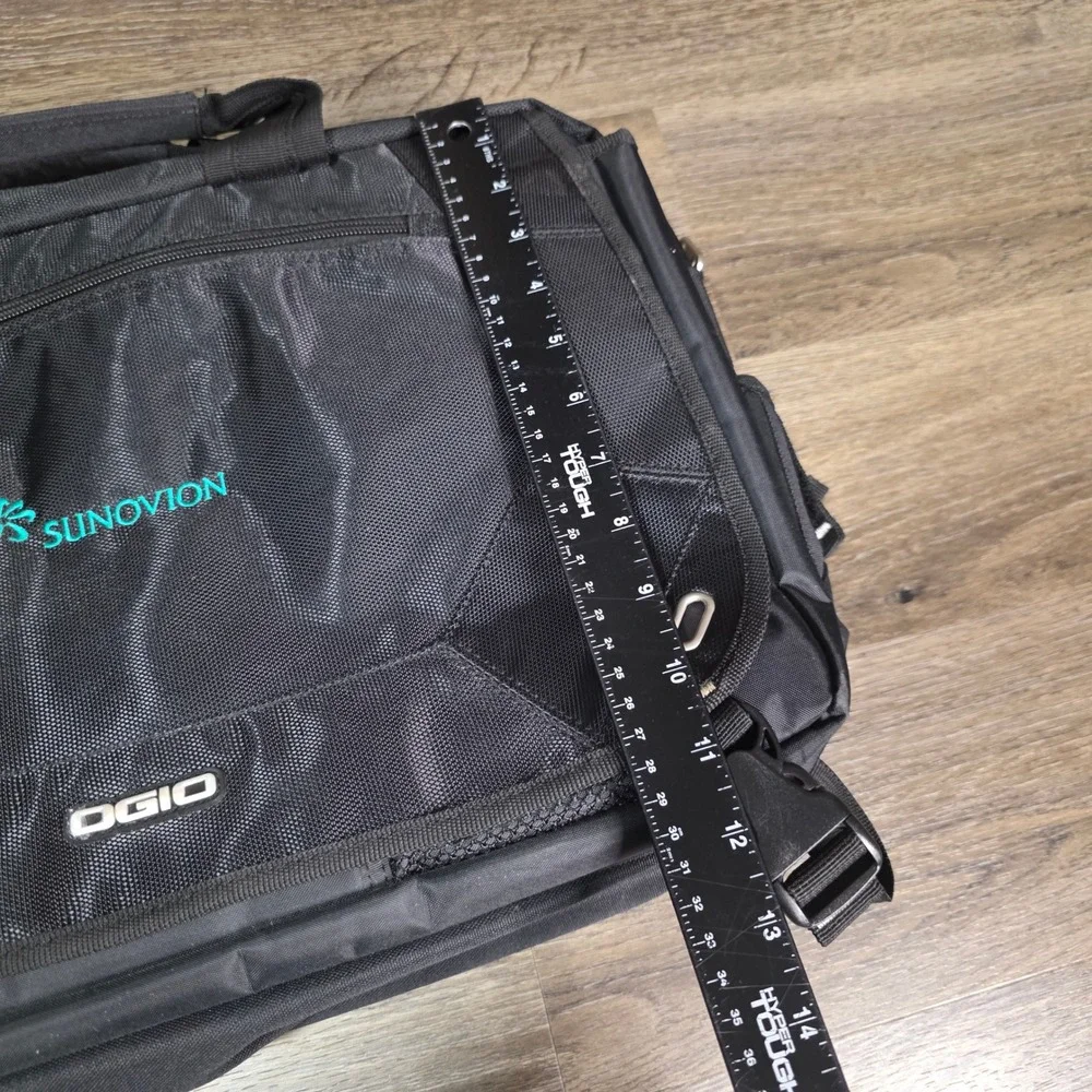 OGIO Unisex OS Laptop‎ Messenger Bag Black Sunovion Corporate Travel Briefcase